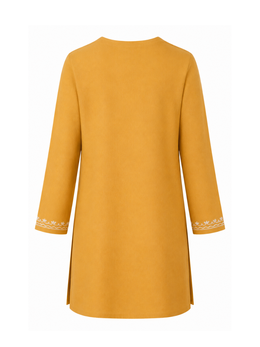 Noor : Aari embroidery summer kurti | Gold